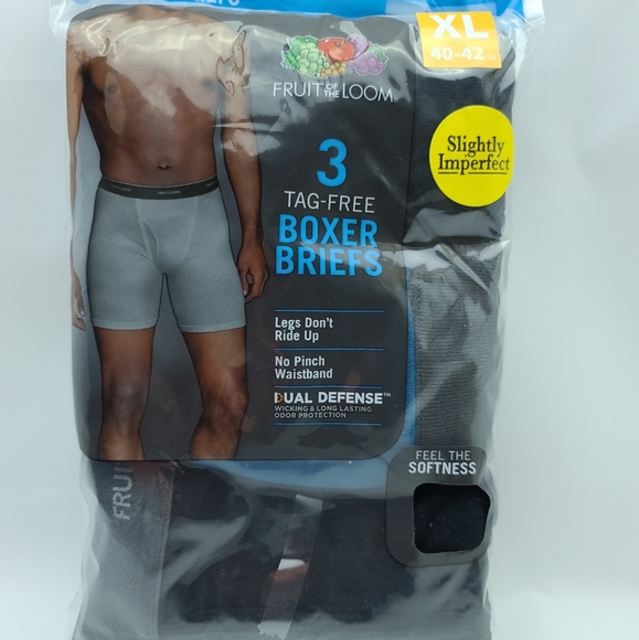 Fruit of the Loom Men's Tag- Free Assorted Boxer B - Picture 10 of 12